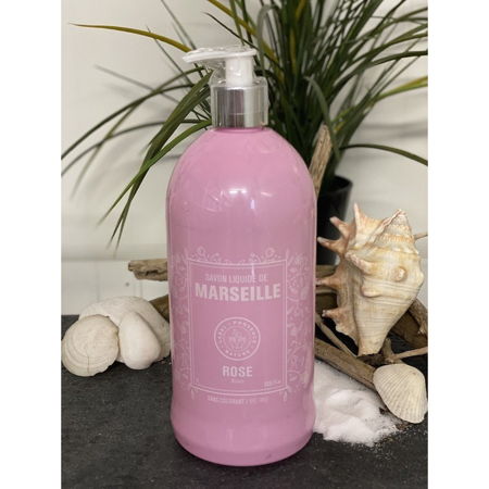 Savon Liquide De Marseille à La Rose - 500 Ml