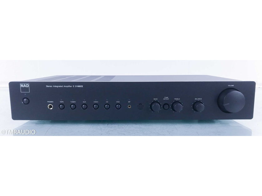 NAD C316BEE Stereo Integrated Amplifier C 316-BEE; Remote (15780)
