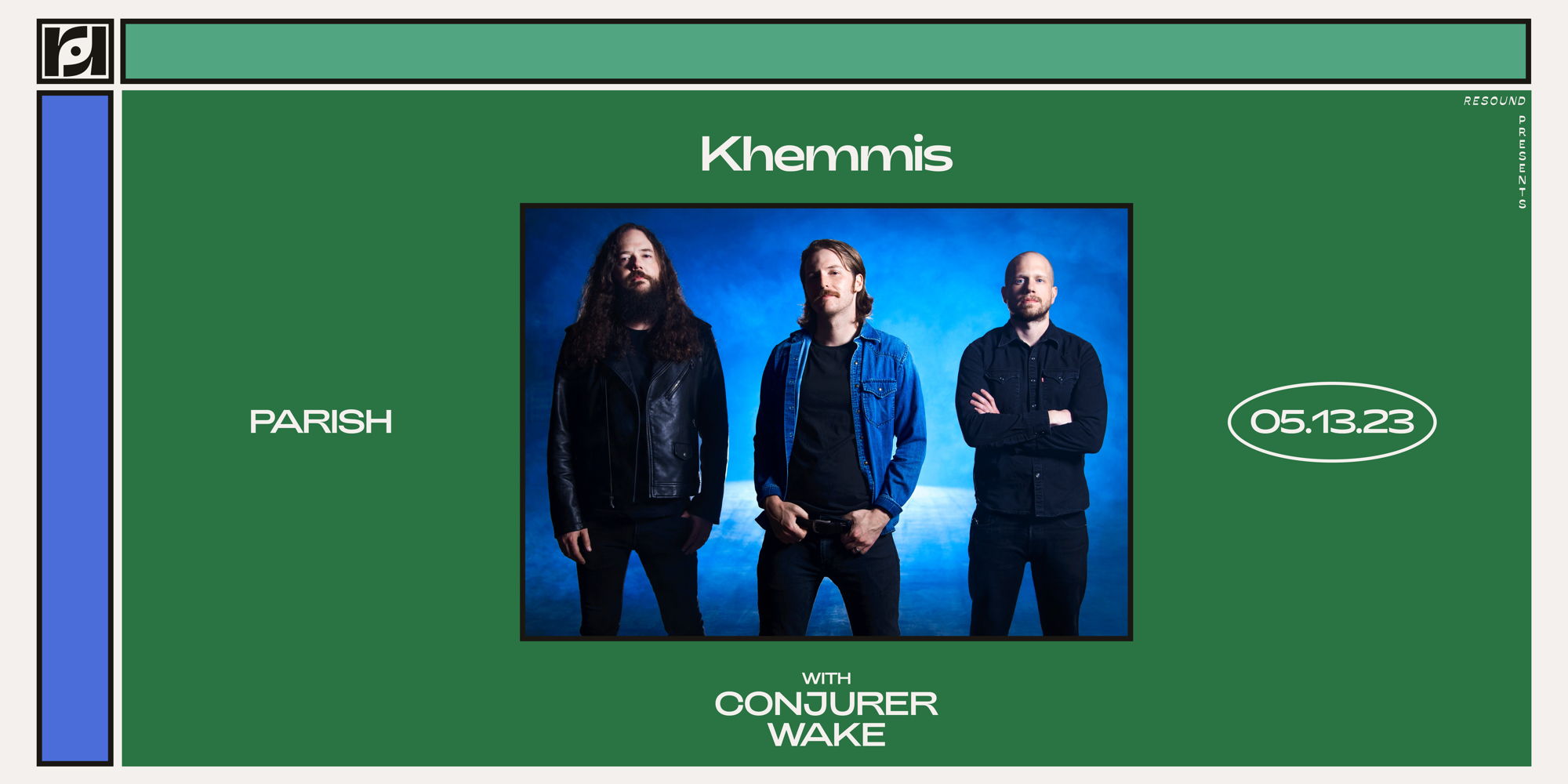 Resound Presents:  Khemmis w/ Conjurer and Wake on 5/13 promotional image