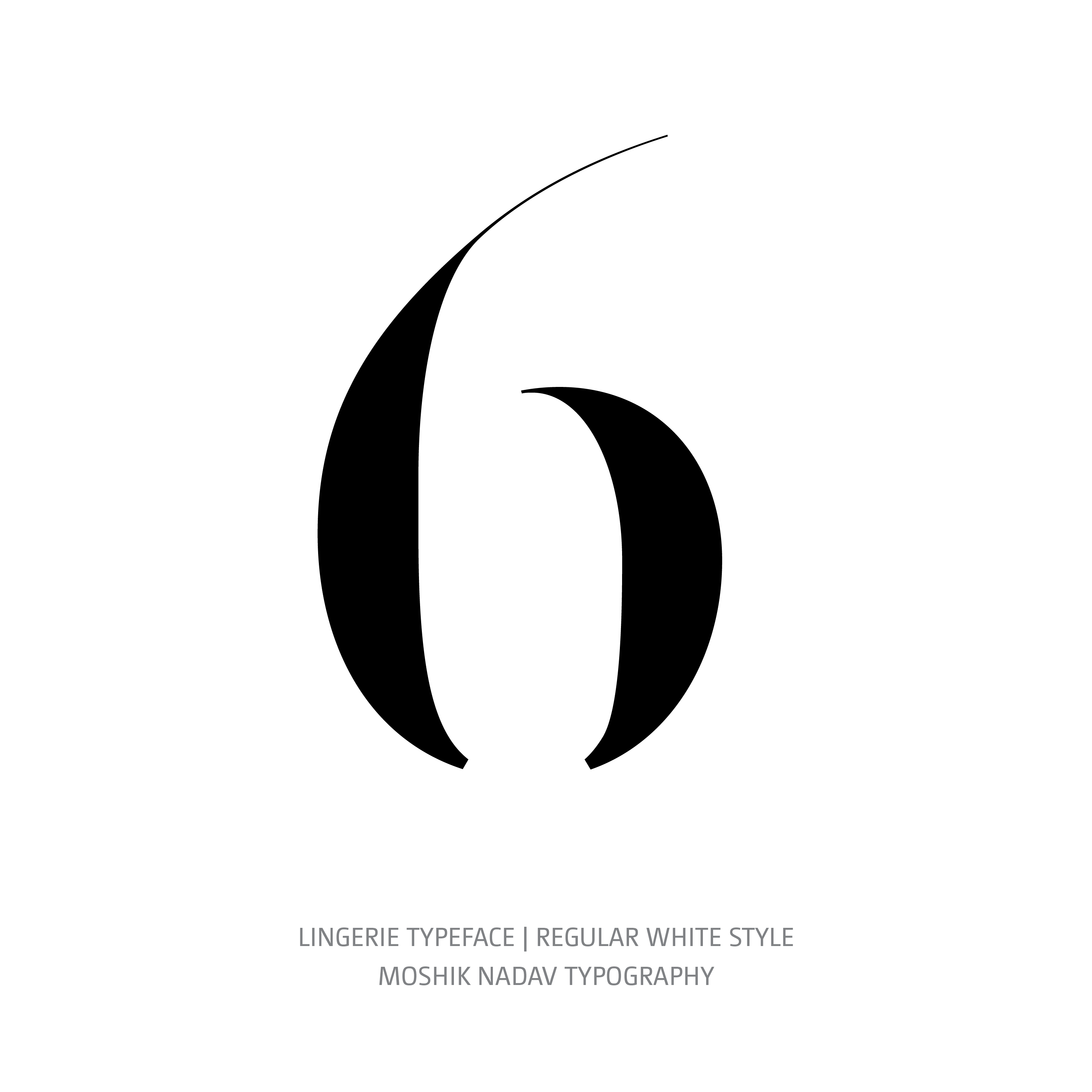 Lingerie Typeface Regular White 6