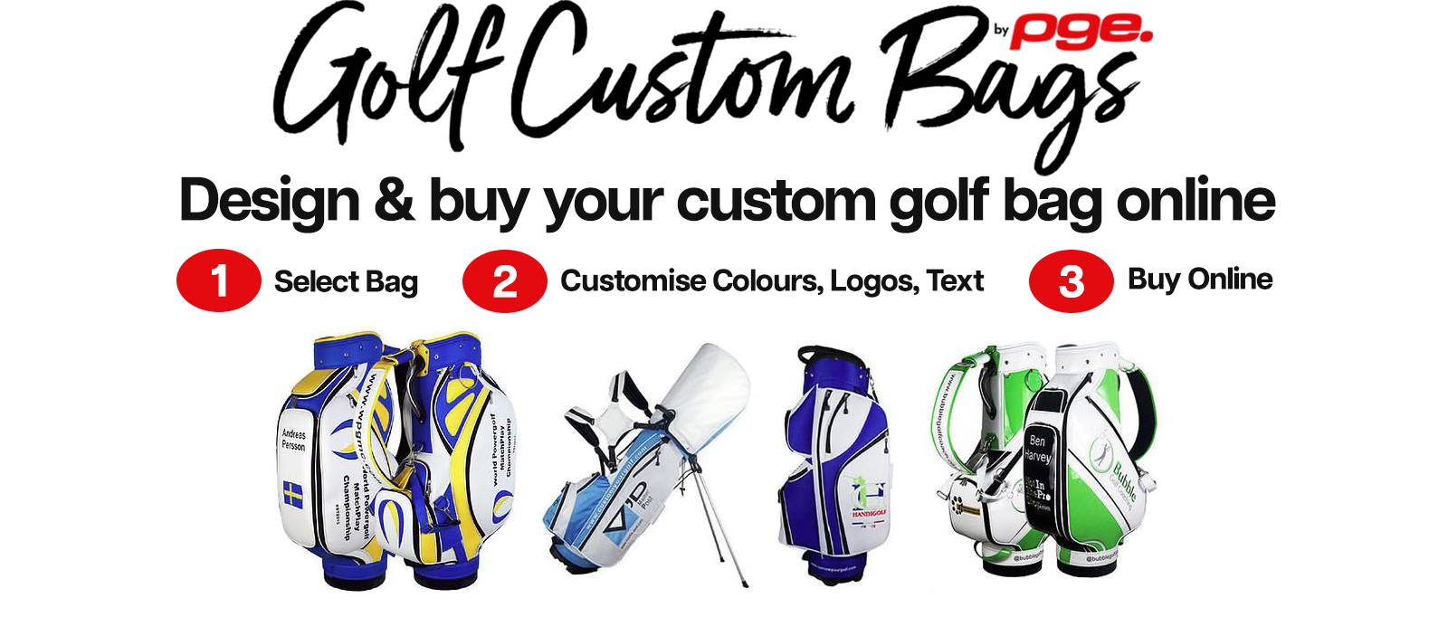 Custom Golf Bags - design & buy your customised golf bag online
