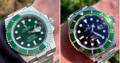 rolex hulk vs rolex kermit