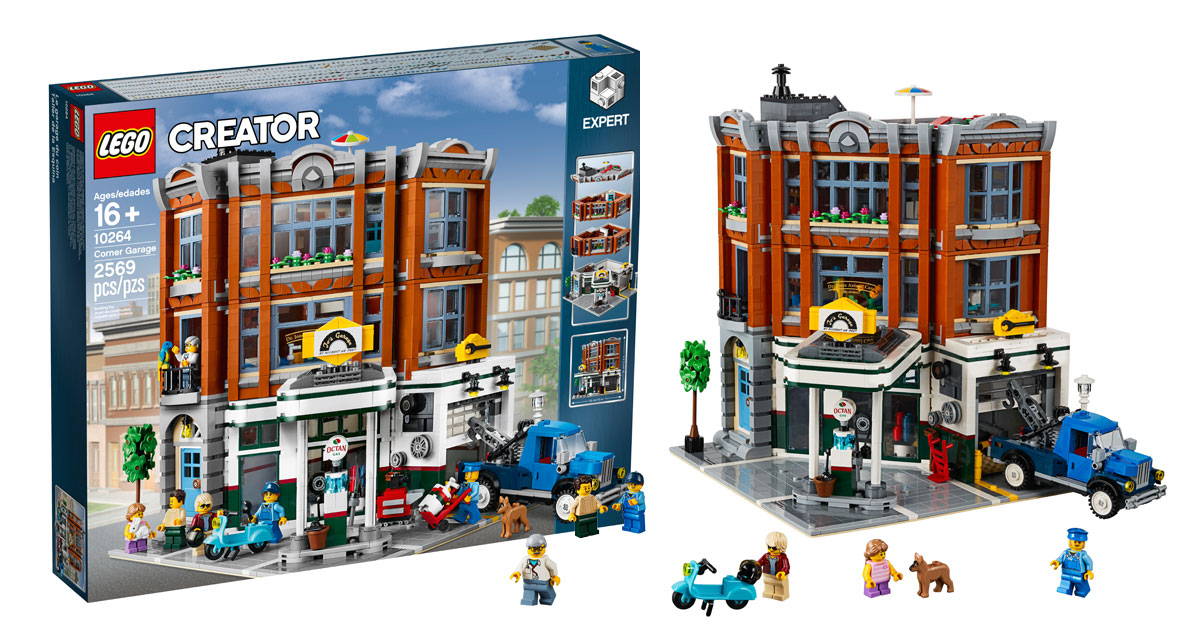 LEGO CORNER GARAGE 10264