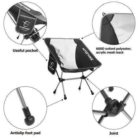 Hitorhike Camping Chair, Camping Chair, Camping Gear, Ultralight Chair, Ultralight Camping Chair