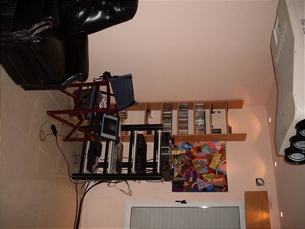 View from side main seat and stand