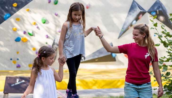 der steinbock slackline kind coach