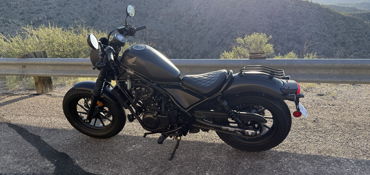 2021 HONDA REBEL 500 ABS SE motorcycle for rent near Tucson, AZ