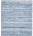 Wool Rug blue hand knotted