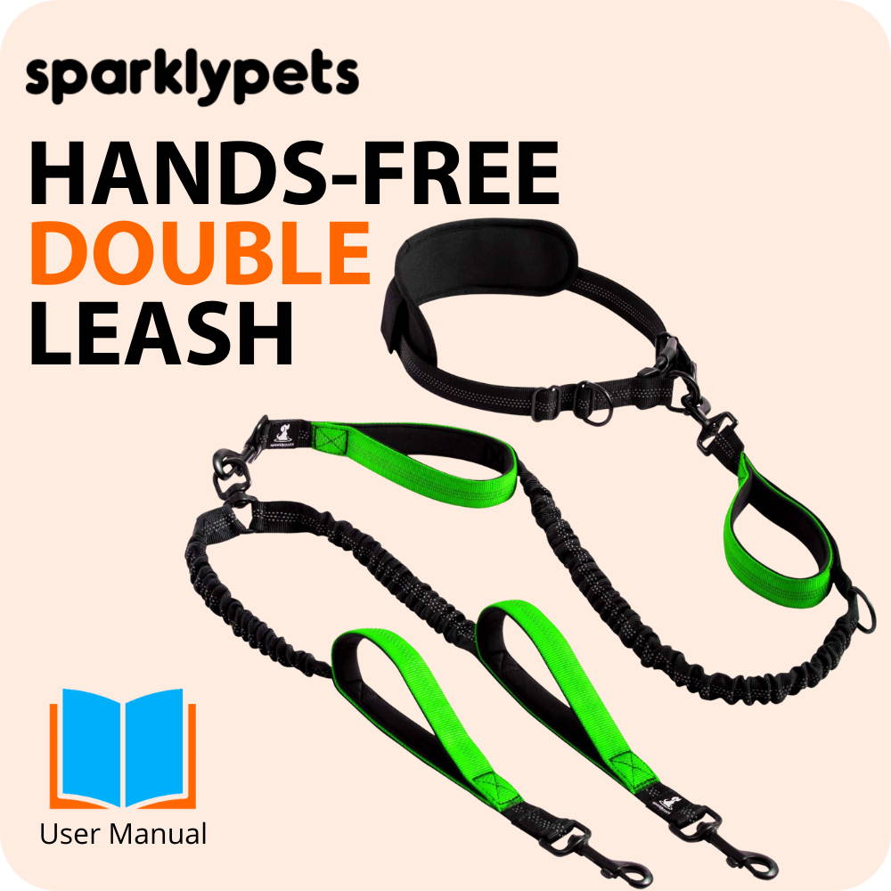 Hands-Free Double Dog Leash