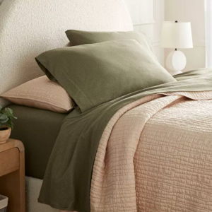 Cotton Sheet Set -Full/ Heather Green