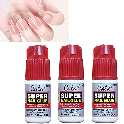 Cala Super Nail Glue vs Young Nails Brush On Glue Slant