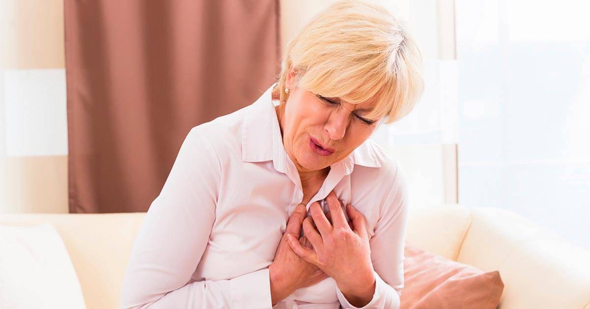 palpitations, chest pain caused by AFib