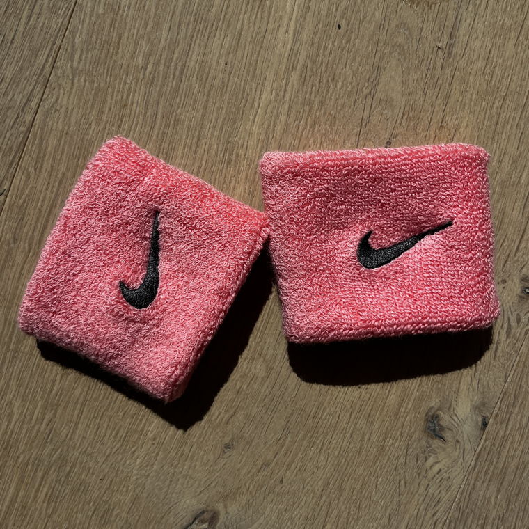Tennis Schweiss Armbänder Pink