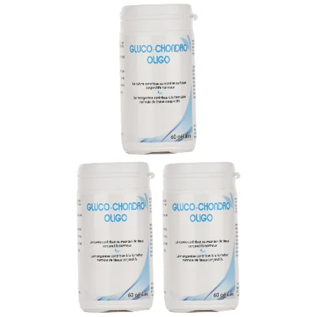 Gluco Chondro Oligo - Glucosamine & Chondroïtine - Lot de 3