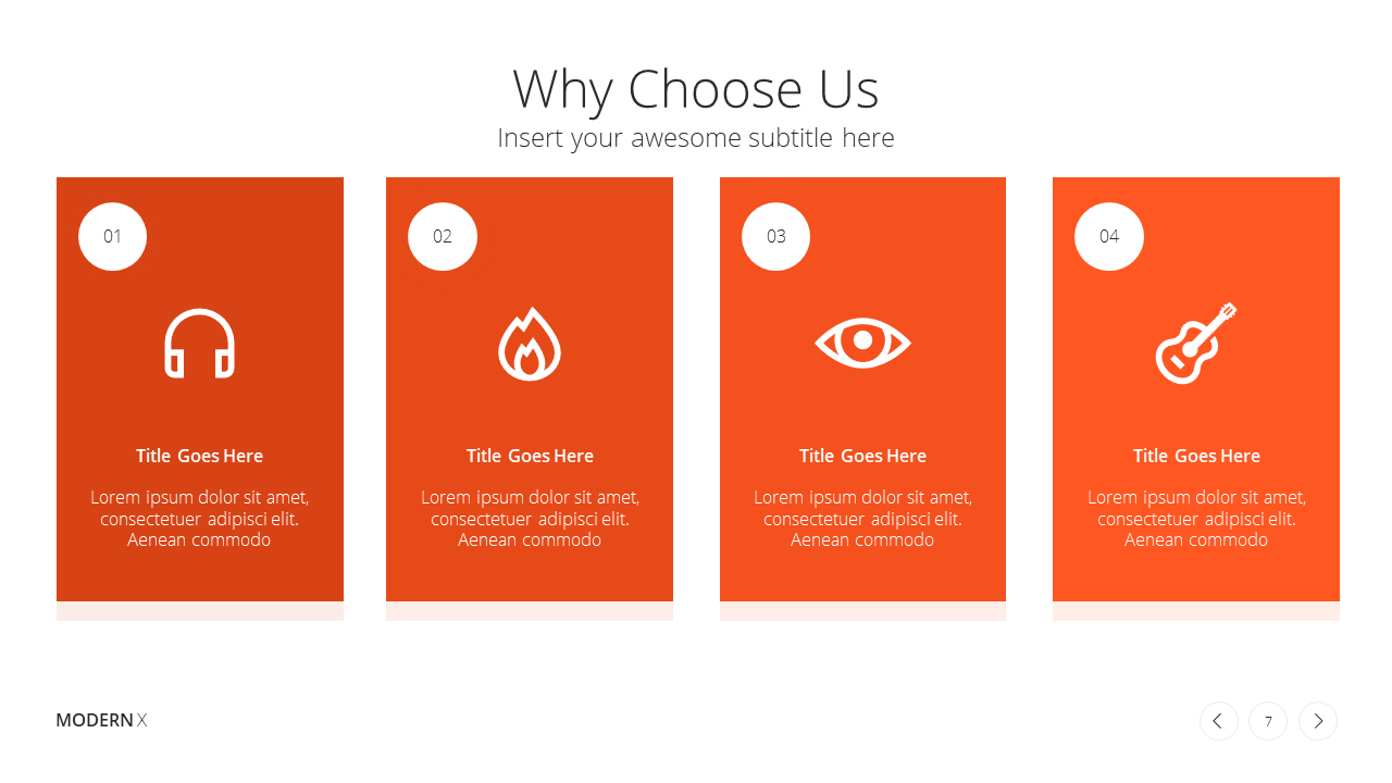 Modern X Webinar Presentation Template