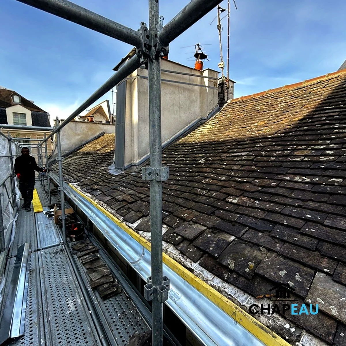 Réfection de toiture rue Saint-Paul à Paris 4e — Entreprise Chapeau
