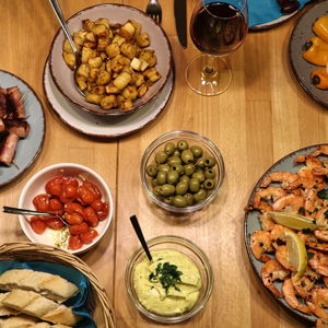 Tapas for Two on Our Honeymoon