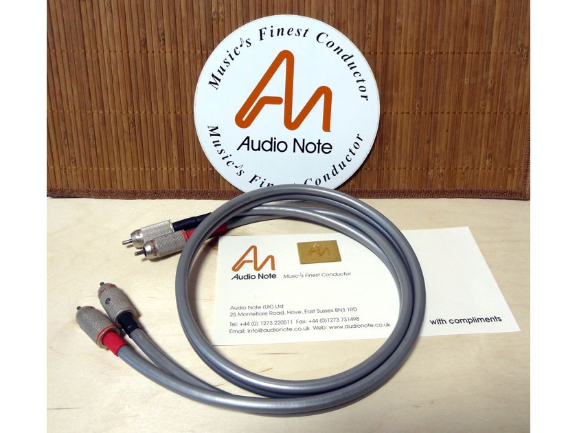 Audio Note SOOTTO 120 strand 99.999% PURE SILVER Litz Interconnect cable RCA 1 m