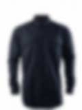 A navy fire-resistant work shirt with two front chest pockets, designed for industrial or firefighting safety.