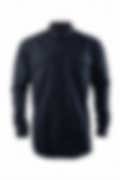 A navy fire-resistant work shirt with two front chest pockets, designed for industrial or firefighting safety.