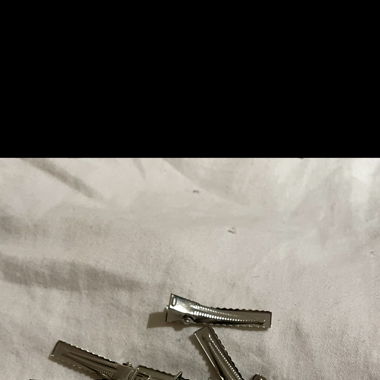 Silver Hairclips