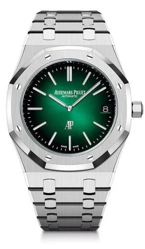 Royal Oak Extra-Thin Platinum / Green / 50th Anniversary