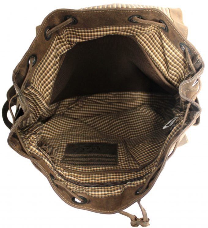 Quality Full Grain Leather Back Pack - Image 5