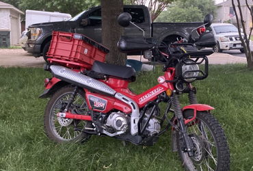 2021 HONDA TRAIL125 ABS motorcycle for rent near Kyle, TX