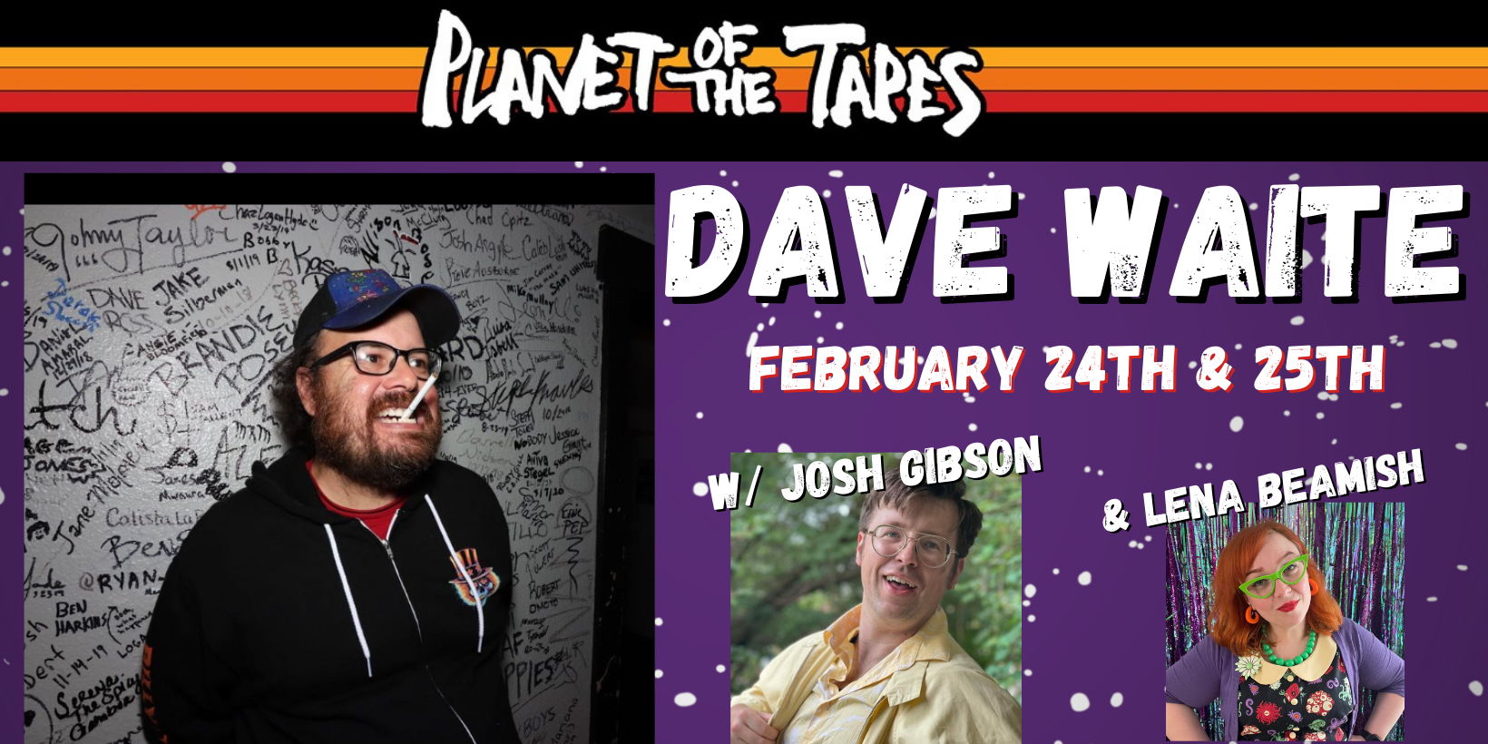 Dave Waite at Planet of the Tapes! promotional image