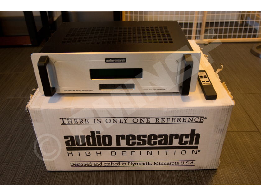Audio Research PH7 Tube Phono Preamp Fully Updated, Low Hours
