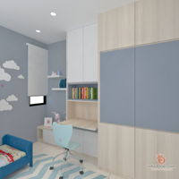 stellancer-design-studio-contemporary-minimalistic-modern-scandinavian-malaysia-penang-bedroom-kids-3d-drawing