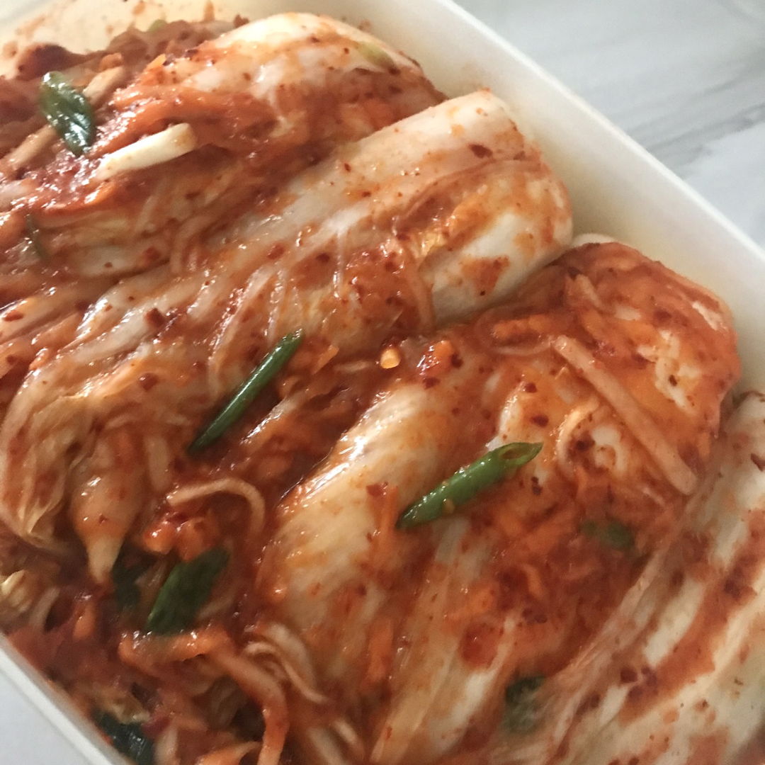 Freshly made kimchi 🤗🌼