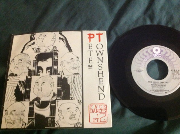 Pete Townshend - Face Dances Pt. 2 45 With Sleeve