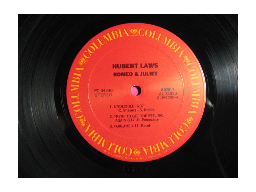 Hubert Laws - Romeo & Juliet - 1976 Columbia ‎PC 34330