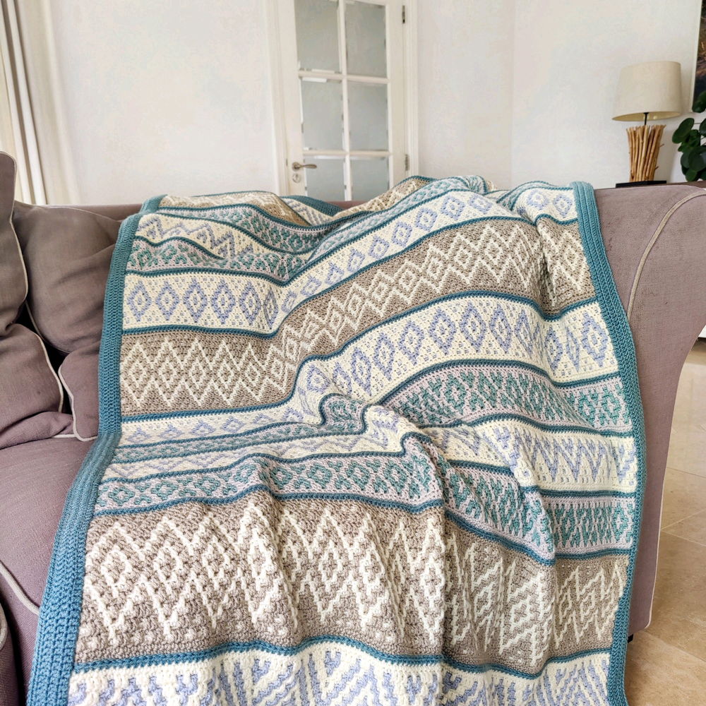 Sea Crystals Blanket