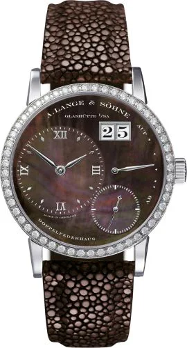 Kleine Lange 1 Soirée White Gold - Diamond / Brown MOP