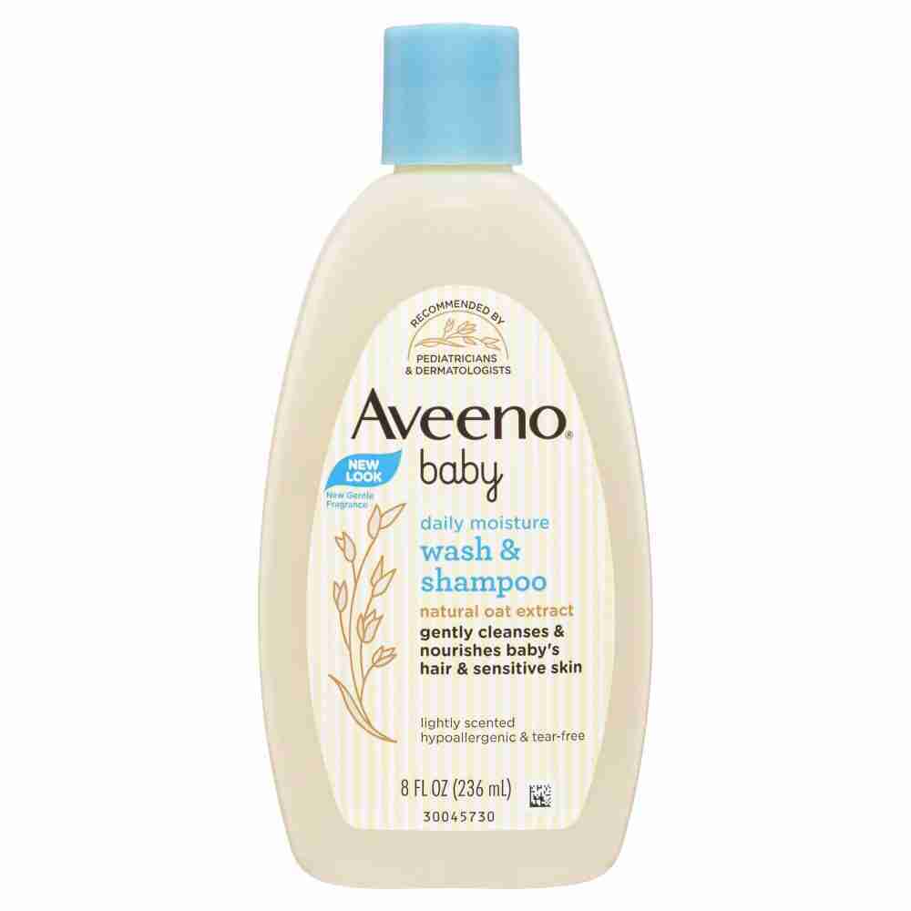Aveeno Baby Daily Moisture Lightly Scented Wash & Shampoo 236Ml