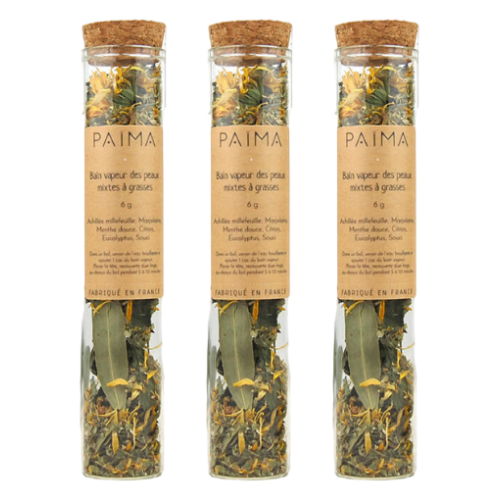 Bain Vapeur des Peaux Grasses - Lot de 3