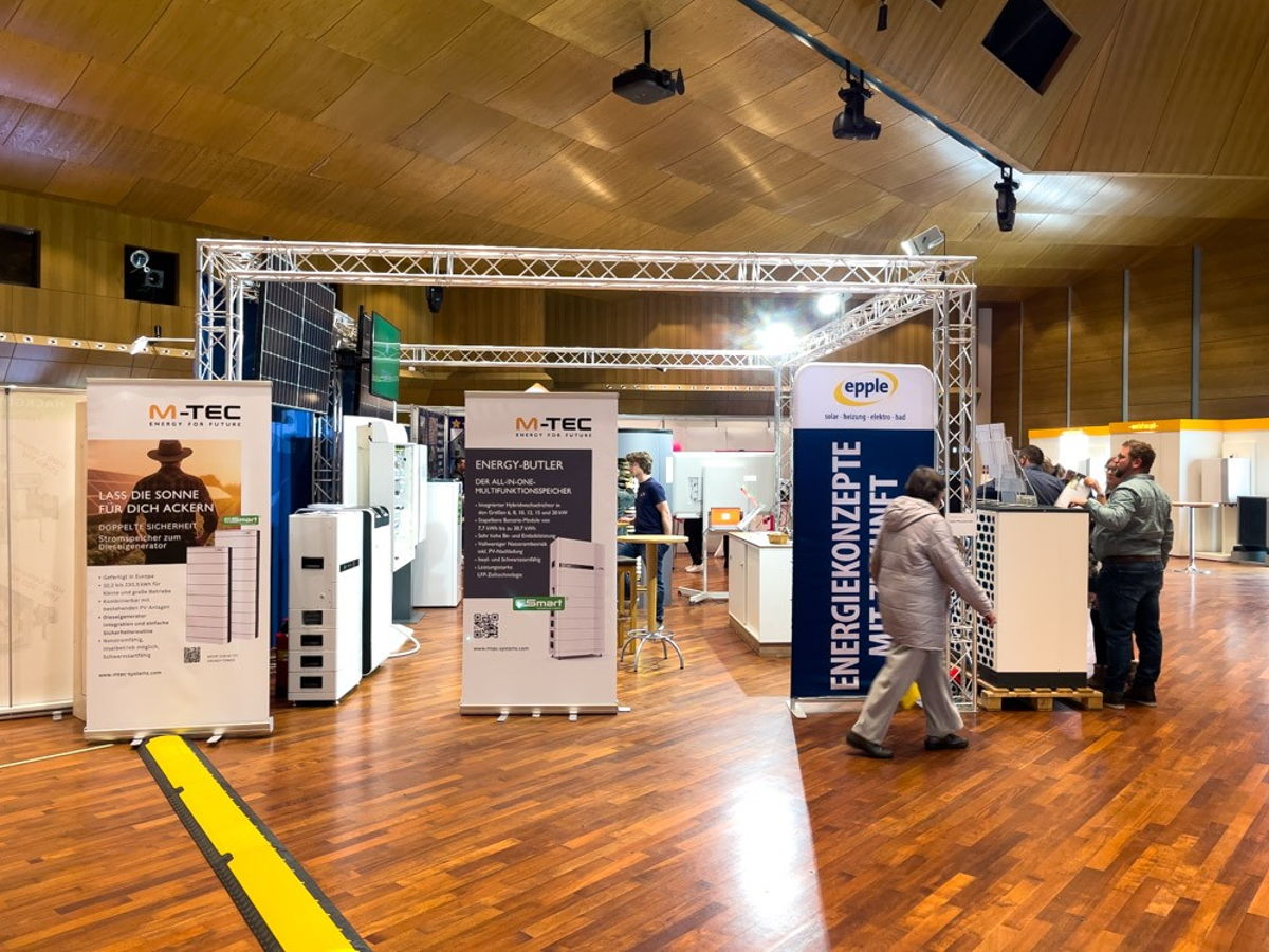 Foto Epple Messestand Bau- und Energietage 2025