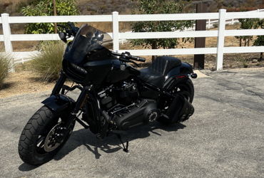 2020 HARLEY-DAVIDSON FXFBS FAT BOB 114 ABS motorcycle for rent near Los Angeles, CA
