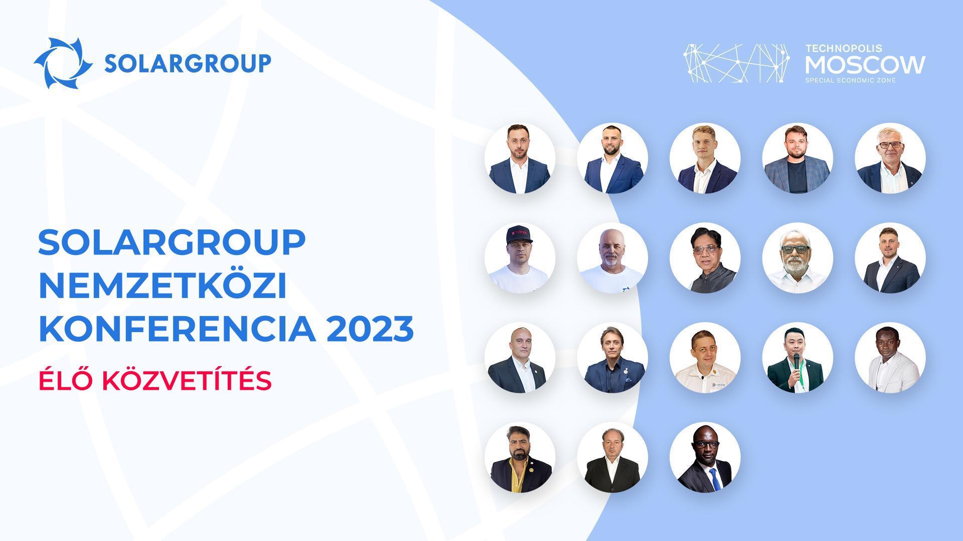 SOLARGROUP Nemzetközi konferencia 2023 Moszkvában | Élő közvetítés