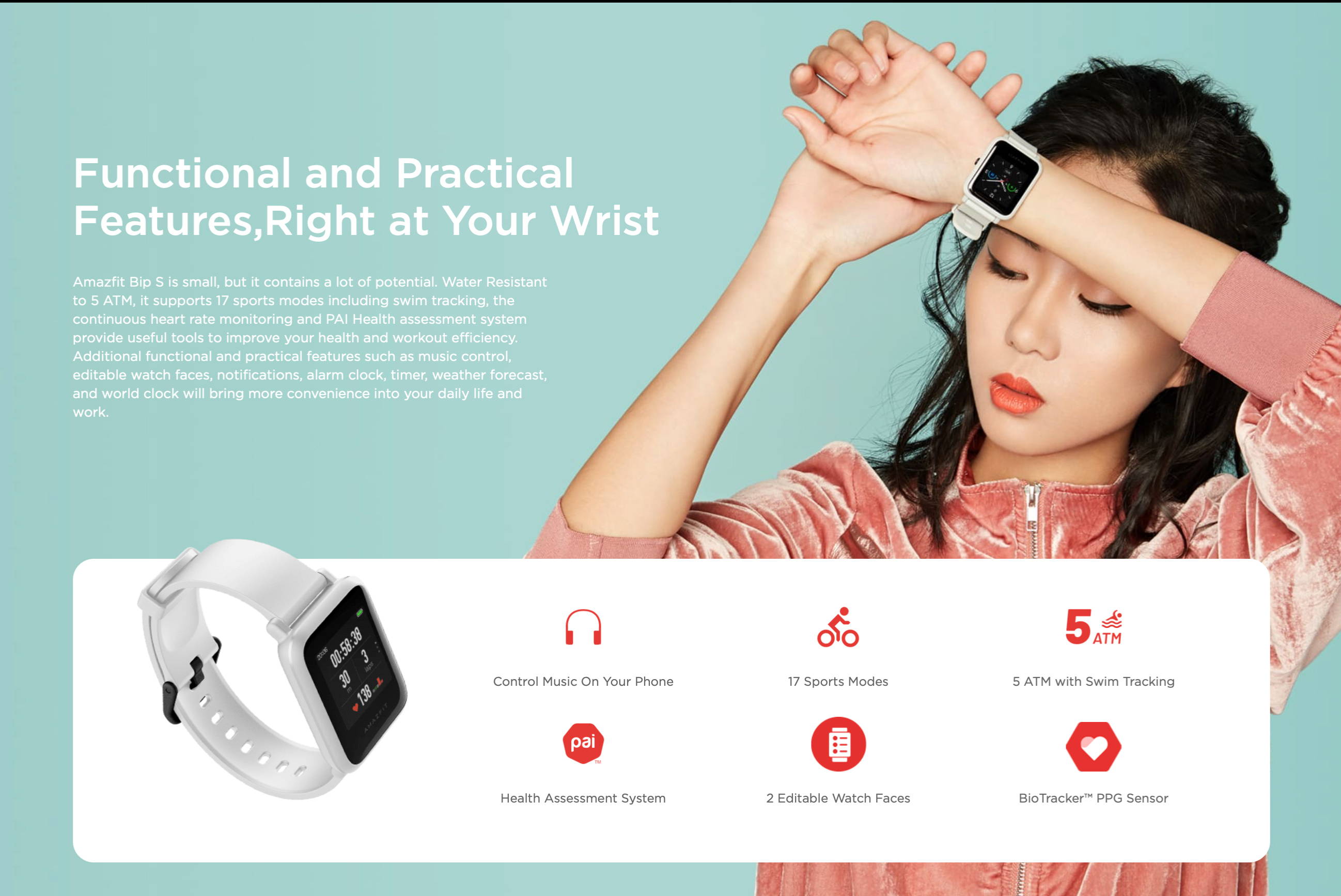 Amazfit bip online lite s1