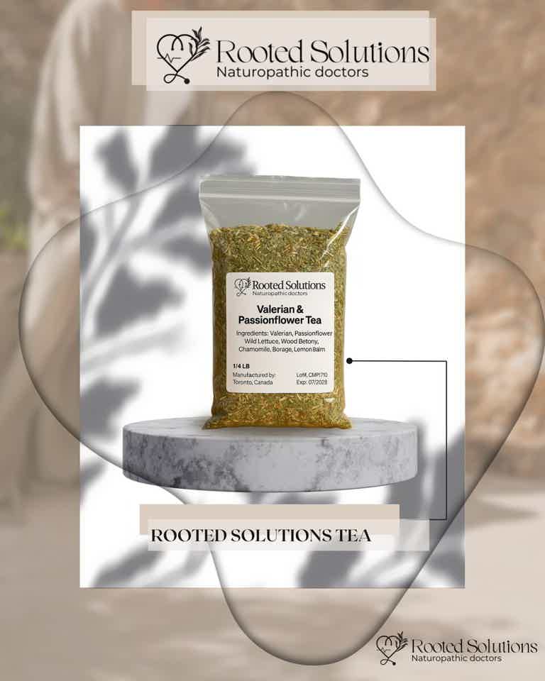 Valerian & Passionflower Herbal Sleep Tea – Rooted Solutions