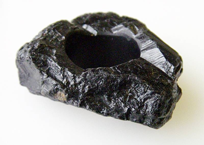 black tourmaline crystal