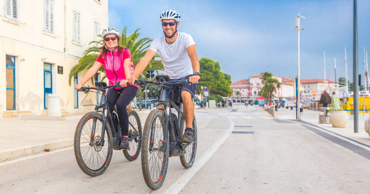 Heavy People Riding E Bike