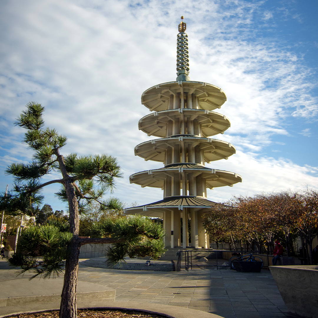 Japantown's Peace Pagoda.