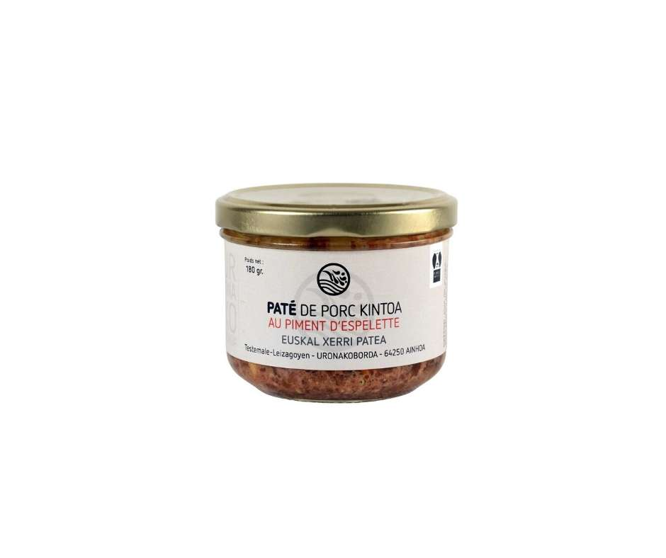 Pâté de porc Kintoa au piment d'Espelette, Uronakoborda à Ainhoa
