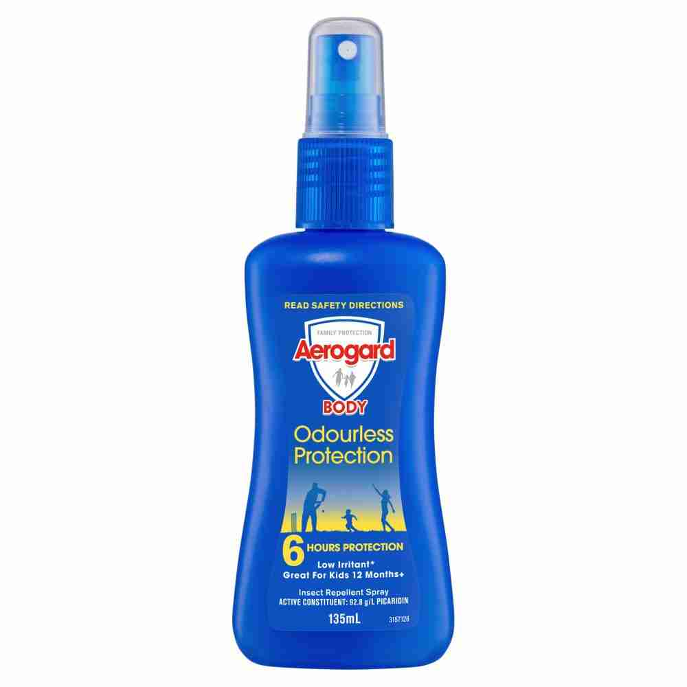 Aerogard Odourless Protection Insect Repellent Pump Spray 135Ml