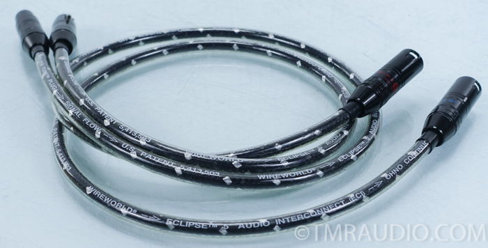 WireWorld Eclipse 5.2 XLR Cables; 1m Pair Interconnects...