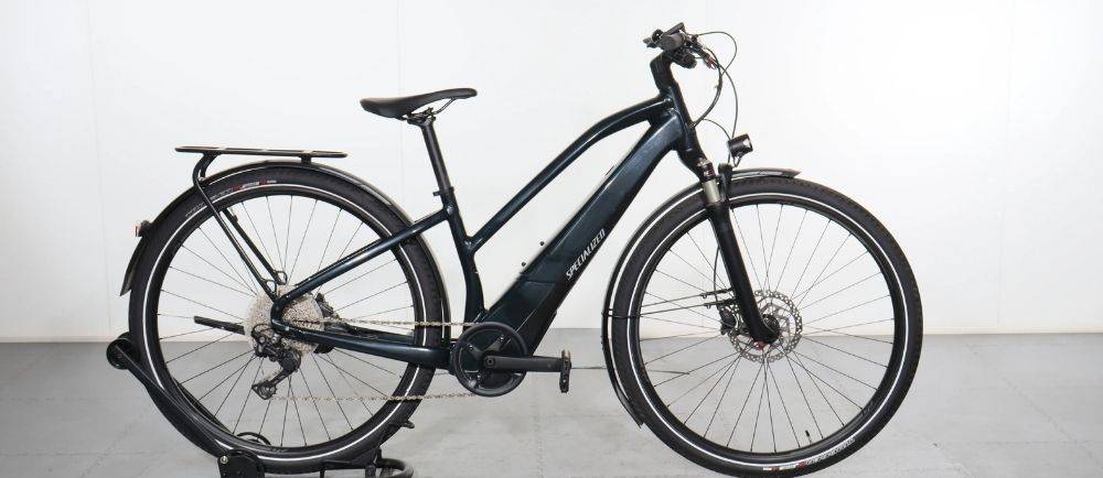 Specialized Turbo Vado on a stand